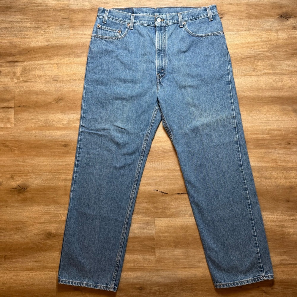 Vintage Levi's 505 Jeans Men 38x30 Blue Regular Fit Straight Leg Denim (Tag40)